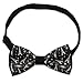 RIMENCH Adults & Children Bow Tie Fashion Pattern Bow Ties Wedding Roses Flowers Black Paris Eiffel Tower Novel Bow Ties Handmade Necktie for Wedding Gift Idea For Men And Boys