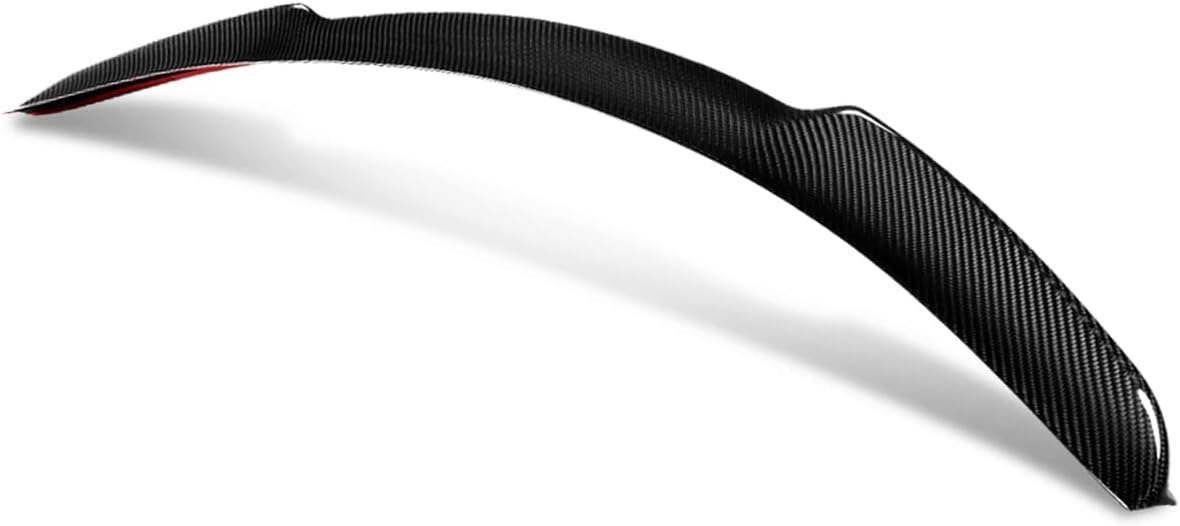 Auto Dynasty V-Style Duck Bill Rear Car Trunk Lid Spoiler Compatible with BMW Z4 2009-2016, Carbon Fiber, Glossy Black