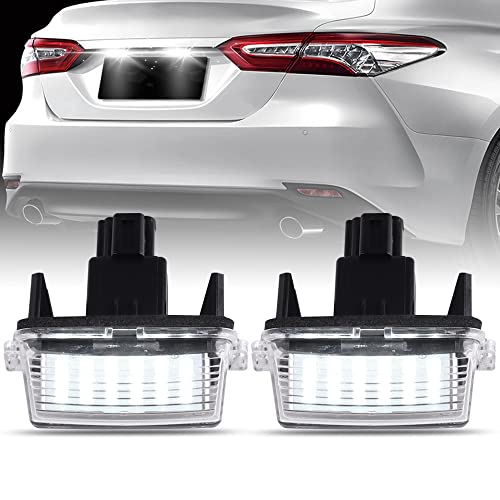 Led License Plate Light Assembly 2Pcs Led Tag Lights License Plate Lamp For Toyota Camry Highlander Avalon Prius C For Toyota Truck Accessories Pack Of 2 #TOP1