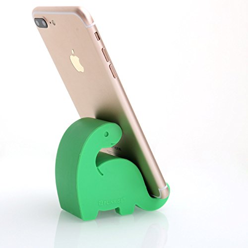 Plinrise Animal Desk Phone Stand, Update Dinosaur Silicone Office Phone Holder, Creative Phone Tablet Stand Mounts, Size:1.3" X 3.1" X 2.8"(Green) #TOP3