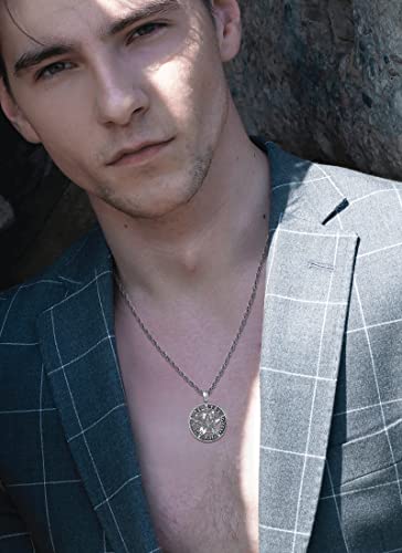 Collar Tetragramaton Plata 925 Amuleto Espiritual Wiccano