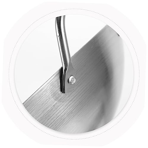 Wok de acero inoxidable con doble asa para cocina miniatura 6
