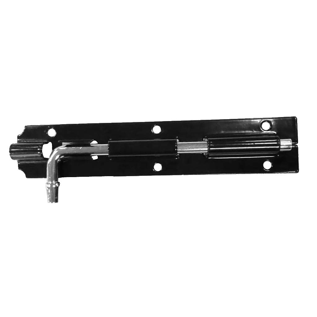 MYADDICTION Black Iron Garden Gate Latch Shed Door Tower Barrel Bolt Slide Lock Hardware-image-44