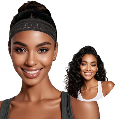 Bandeau de perruque ultra fin silicone antidérapant avec fermeture réglable