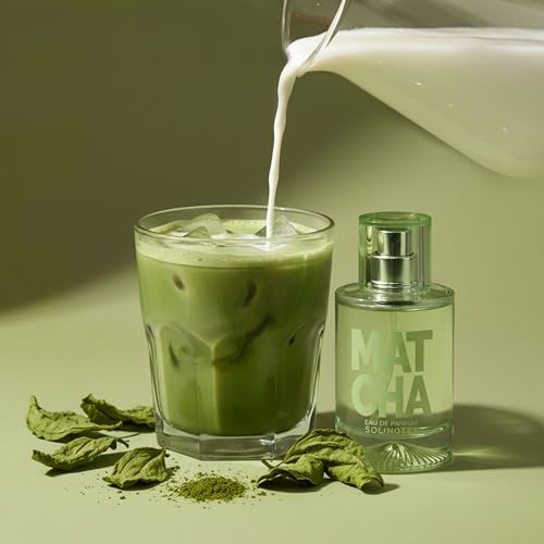 Image of Solinotes Matcha Eau de Parfum, Vanilla & Almond, Long-Lasting, 1.7 Fl Oz