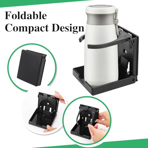 TNOMSNO Getränkehalter Auto, 2 Stück Klappbar Becherhalter, Klappbar Getränkehalter Flaschenhalter Boot Zubehör Tassenhalter, Universal Dosenhalter Flaschenhalter Tassenhalter Cup Holders für Boot
