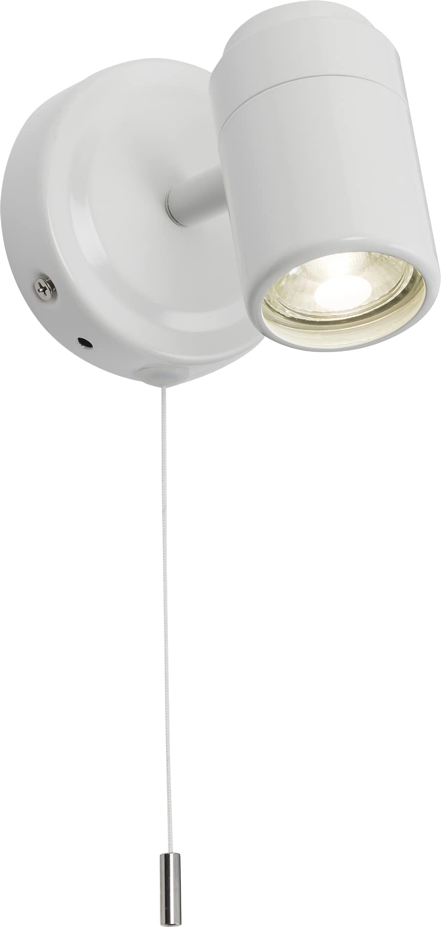 Knightsbridge Matt White 230V Ip44 Gu10 Single Spotlight