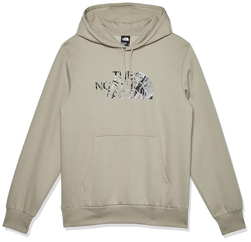 The North Face Easy Graphic Infill Sudadera con Capucha para Hombre Clay Grey/TNF Black 3D M