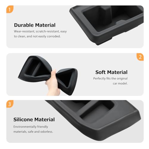 Cubierta de porta vasos de silicona para maletero Lexus GX550 2024-2026 miniatura 3
