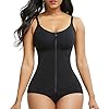 FeelinGirl-Women-Shapewear-Bodysuit-Tummy-Control-Fajas-Body-Shaper-for-Women-with-Zipper FeelinGirl Fajas Colombians Shapewear for Women Tummy Control Post Surgery Compression Garment Black XL