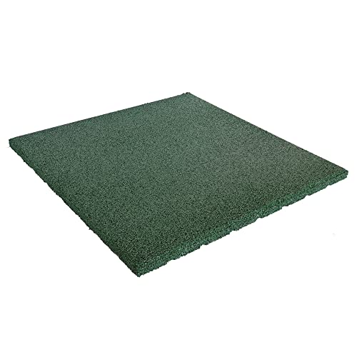 Vivol Lot de 2 tapis de protection anti-chute - Vert - 50 x 50 cm x 20 mm - Qualité certifiée TÜV - Pour aire de jeux, crèche, école - Tapis de sol pour...