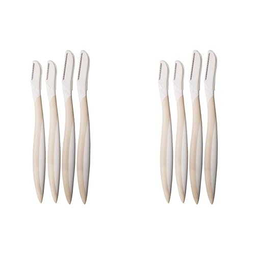 Finishing Touch Flawless Dermaplane Exfoliante facial y removedor de cabello, 4 unidades (paquete de 2)