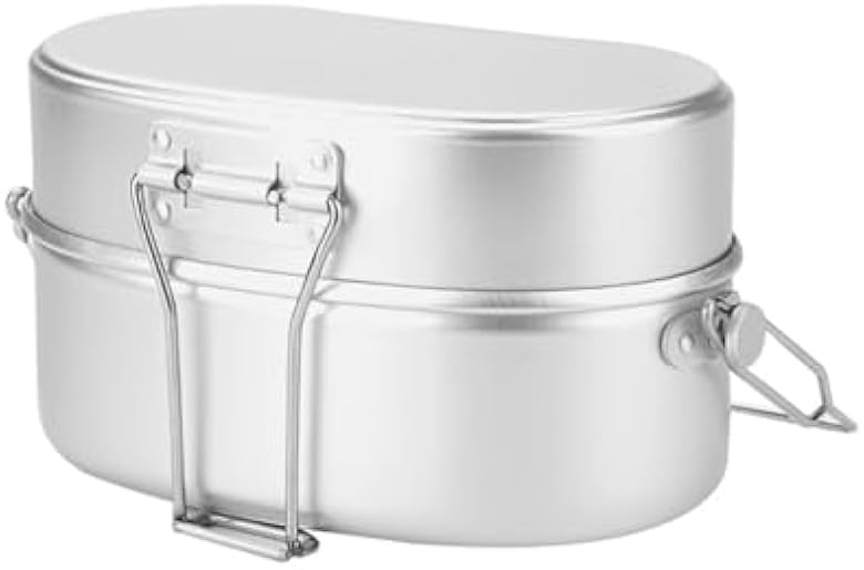 Amazon | 2層式 飯盒 戦闘飯盒2型 兵式飯盒 戦闘飯盒 お弁当箱 ランチ