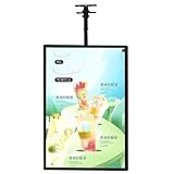 ❤【Changement facile des affiches】 Le caisson lumineux se fixe facilement au mur ou au plafond. Son mécanisme coulissant intuitif facilite le changement d'affiches, pour une publicité toujours dynamique et attrayante. Simple à installer et à régler, il s'intègre parfaitement à la décoration de tout espace commercial.