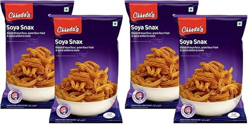Image of Chheda's - SOYA Snax - SOYA Sticks - Masala chakli (300g Pack of 4)