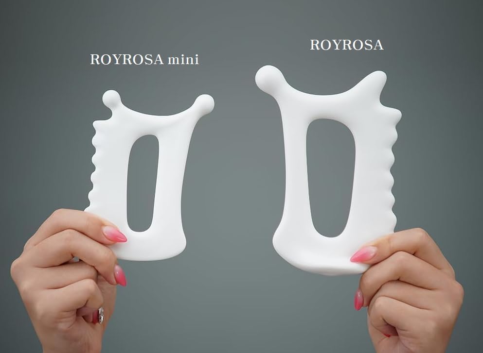 ROYROSA® 로이로사괄사 K-Beauty, 100% Ceramic Guasha, Facial and Body Acupuncture Therapy, Reduce Fine Lines and Wrinkles, Made in South Korea Guasha_Mini - Image 3