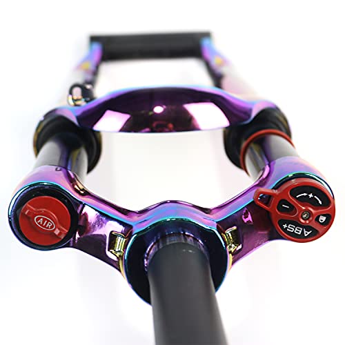 Ztz Mtb Fork Mountain Bike Suspension Fork, 26/27.5/29 Inch Air Mountain Bike Suspension Fork Suspension Mtb Fork 100Mm Travel Straight Tube Bicycle Front Fork #TOP5