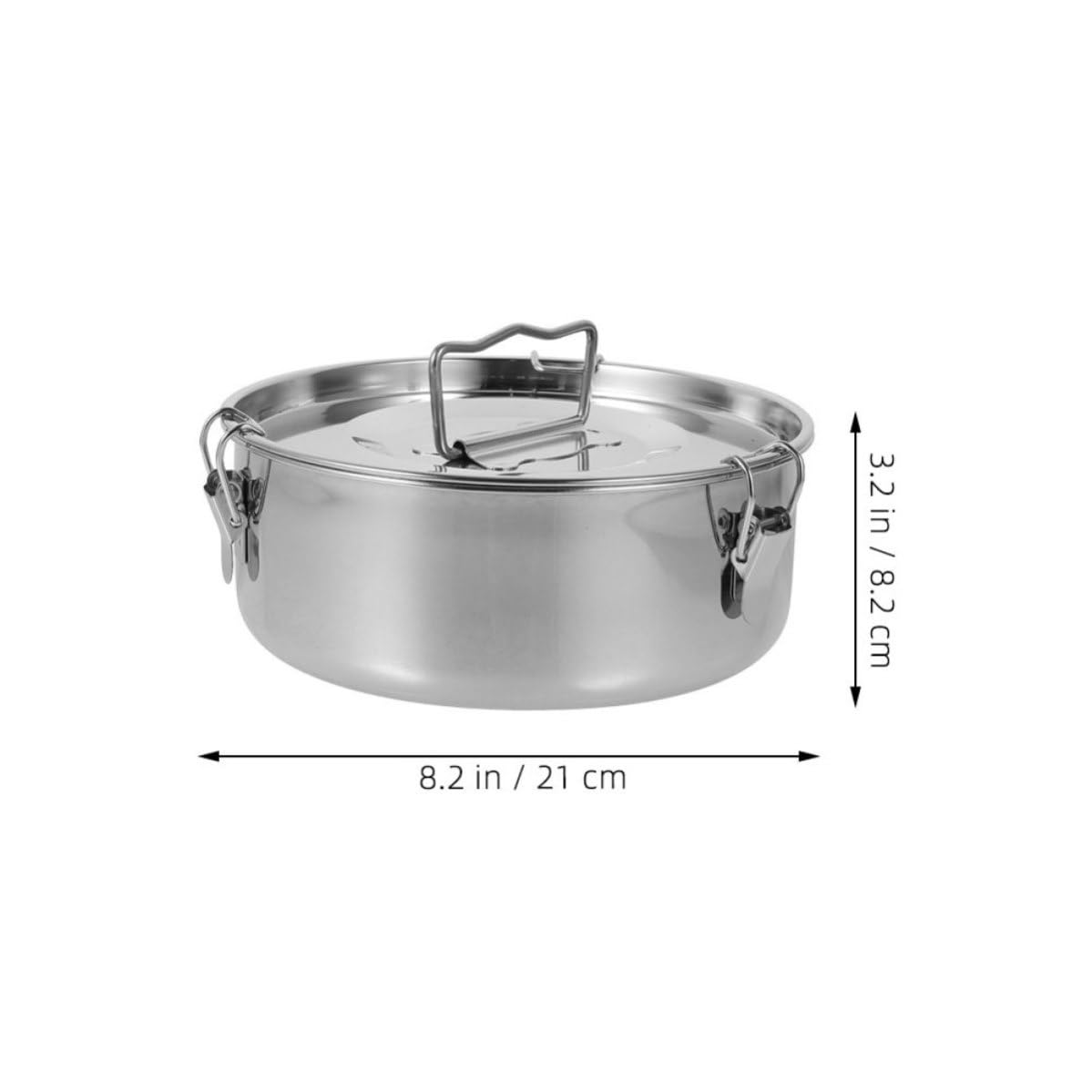 POPETPOP Flanera de Acero Inoxidable y Fácil de Limpiar Tapa, Molde para Flan con Calentamiento Uniforme Adecuado para Platos al Vapor y Repostería