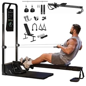 Home Gym, Smart AI-Powered Multi-Functional Smith Machine for Full Body Strength Training, All-in-one Gym Equipment, Digital Weight System, Workout Station, Squat Rack, Gym Monster 2