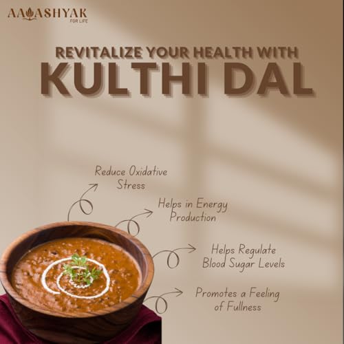 Image of Aavashyak Organic Kulthi Dal | Horse Gram | Kollu | Vulavalu | Hurali Kalu | Unpolished Kulthi Beans | Dust & Stone Free | Kidney Support | Sourced from Uttarakhand Farms 800X2-1600g (Pack of 2)