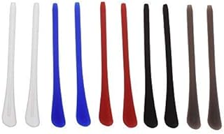 5pairs Silicone Eyeglass End Tips Ear Sock Pieces Tube Replacement for Thin Metal Eyeglass Legs