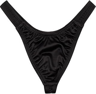 Skinny Thong Panties Onyx for Transgender Individuals, Crossdressing Brief Shaping Underwear for Tucking MTF