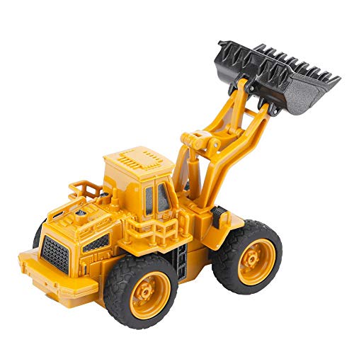 Top Race 4 Channel Mini Remote Control Front Loader Bulldozer 1:64 Scale, Mini Construction Toys Series (Tr-013) #TOP1