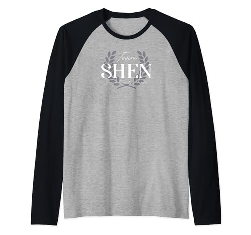 Miembro de la familia Team Shen Proud Camiseta Manga Raglan