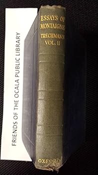 Hardcover The Essays of Montaigne. Vol II [2] Book