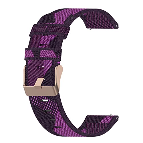 [TRIPLE RIVER] For Garmin Forerunner 265 265S �o���h �i�C���� �L�����o�X�� �� 22mm/18mm �����o���h For �K�[�~�� �t�H�A�����i�[ Music 255 255S(�p�[�v��B)