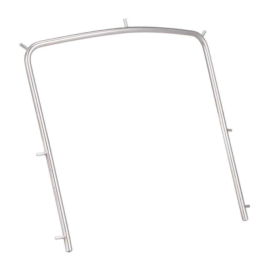 Stainless Steel Dental Holder With Rubber Dam For Use Curved Tooth Root Dental Equipment 3.94x3.94inch