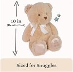 Baby GUND My First GUND Teddy Bear, Ultra Soft Animal Plush Toy for Babies and Newborns, Tan, 10” | Baby’s First Friend; Newborn Safe Toy Encourages Tactile Sensory Learning and Self-Soothing During Early Pretend Play