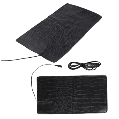 ORFOFE -Powered Pet Heating Pad 3 Modes Cat Dog Heating Mat Safe for Reptiles Portable Easy-Clean Home/Office