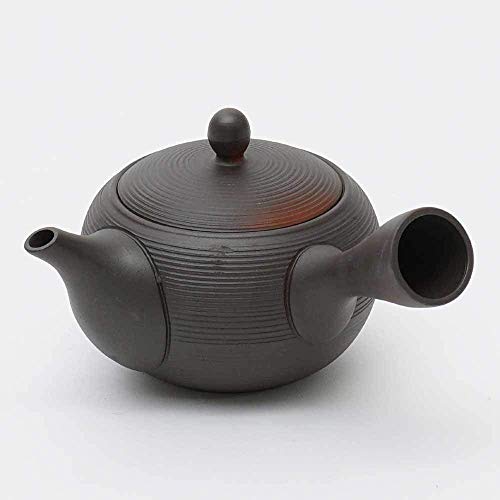 Japanische Teekanne Kyusu Tokoname Youhen Clay Teekanne 300 ml Fusen L161 (1)
