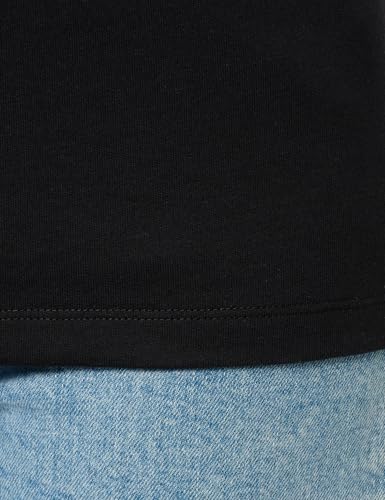 Calvin Klein Damen T-Shirt Kurzarm Classic Logo Tee aus Baumwolle, Schwarz (Black), XS – Ansicht 4