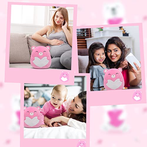 Bear Stuffed Animals Bear Plush With Love Pillow Toy，8” Kawaii Pink Teddy Bear Stuffed Bear Small Teddy Bear With Love, Cute Bear Plushie Teddy Bear For Kids Girlfriend Valentine's Day #TOP6