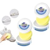 Detergente per scarpe, crema multifunzionale per la pulizia e la rimozione delle macchie, bianco, detergente per scarpe da ginnastica e pelle, bianco, Taglia unica