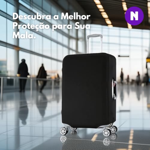NERDCASE, Capa para Mala G, 70x50cm, 16-23kg, Preto