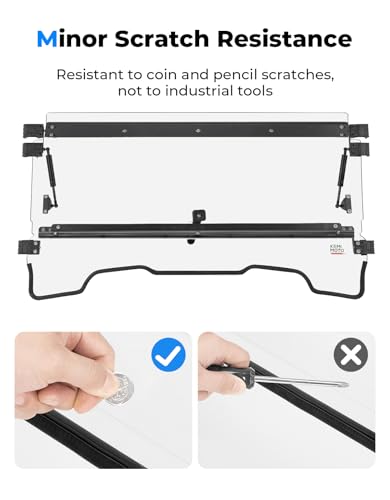 Image of KEMIMOTO 3-in-1 Flip Up Windshield Compatible with Pioneer 700 /700-4, Heavy