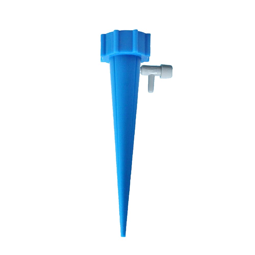 6 Blue Automatic Garden Cone Watering Spike Plant Water Drip Irrigation Bottle