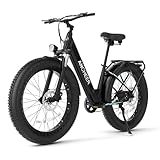 【ANCHEER Latest Fat Tire Electric Bike】Vector frequency conversion controller with 0.1-second updates for efficient performance and 10% energy savings. Digital display shows bike status for easy monitoring 【Certified Safety and Quality】: ANCHEER is U...