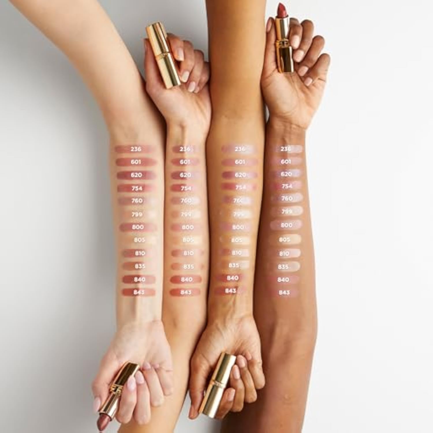 Colour Riche Original Creamy, Hydrating Satin Lipstick with Argan Oil and Vitamin E, Caramel Latte , 1 Count