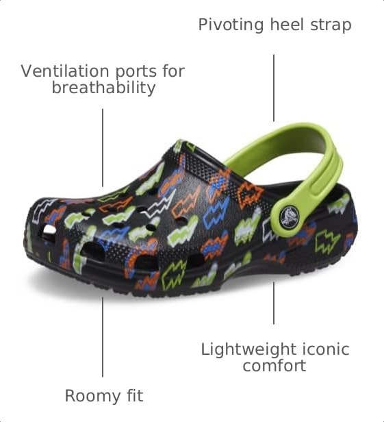 Image of Crocs Unisex-Child Classic Graphic Clog