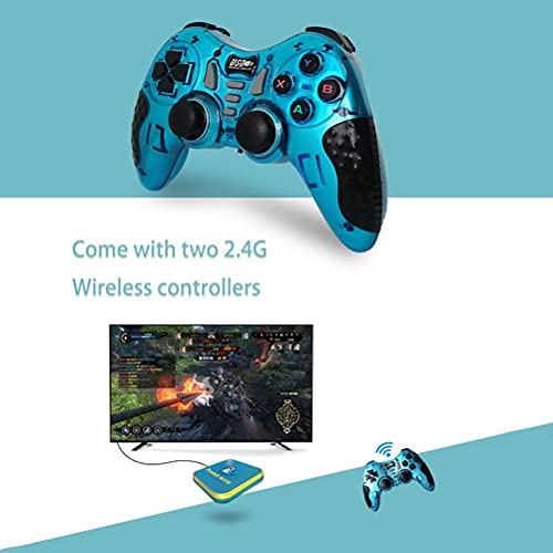 Retro Video Game Consoles,80 Simulators/Support 4K 60Fps And 3D Video Output Compatible For Hdmi 4K Output Consoles With Gamepad Cooling Bracket Tf Card, Gift For Adult/Child #TOP4