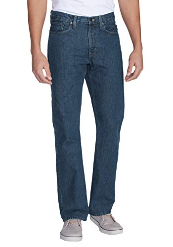 Jean droit homme premium en pur coton authentique Eddie Bauer au design soigné