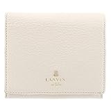 [ランバンオンブルー] 二つ折り財布 本革 レザー メラニー レディース 483222 LANVIN en Bleu ミニ財布 牛革 【00】 ホワイト