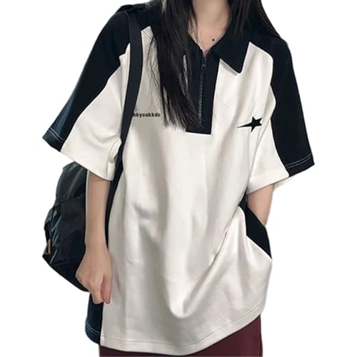 Vêtements Y2K amples t-shirt esthétique idéal pour le quotidien
