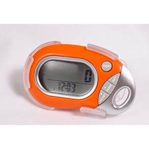 hrm Pedusa PE-771 Tri-Axis Multi-Function Pocket Pedometer (Orange)