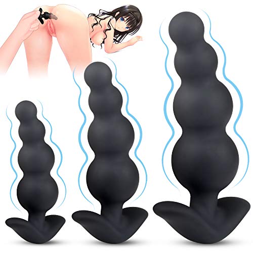 Bolàs Plug Anàlés Set para Hombré Mujér (Pequeño, Mediano, Grande) Silicona 3...