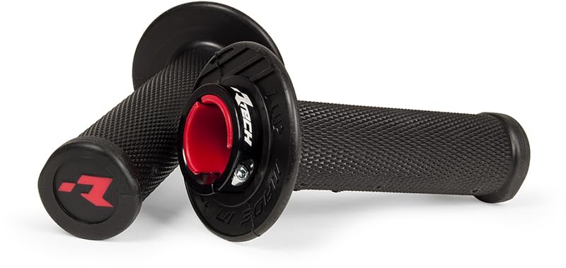 Rtech manopole R20 Lock-on motocross enduro nero
